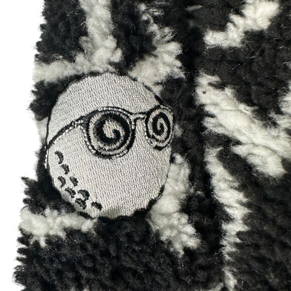 Malbon X Keith Haring Sherpa Pullover Black White Size Small - Picture 6 of 6